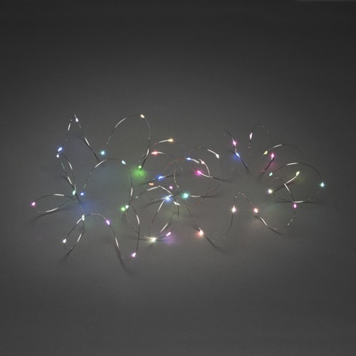Konstsmide Weihnachtsbeleuchtung  Micro LED Lichterkette mit Farbwechsel