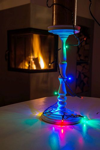 Konstsmide Weihnachtsbeleuchtung  Micro LED Lichterkette 35 bunte Dioden