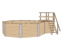 Vorschaubild Weka Massivholzpool 593 B Gr. 2, Sparset - 45 mm - 471 x 571 cm