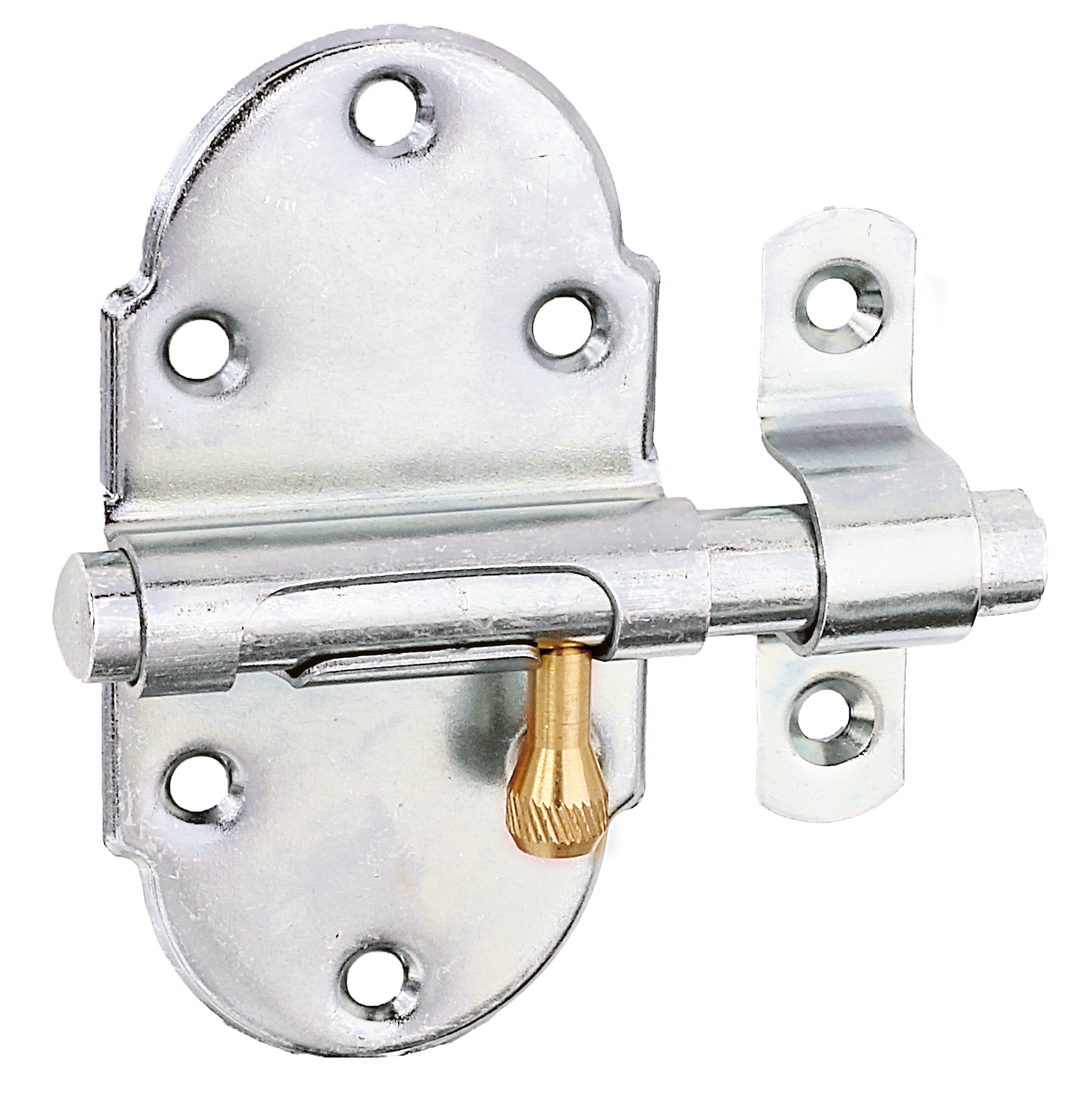 Alberts® Grendelriegel Messing-Knopf 45 x 85 mm