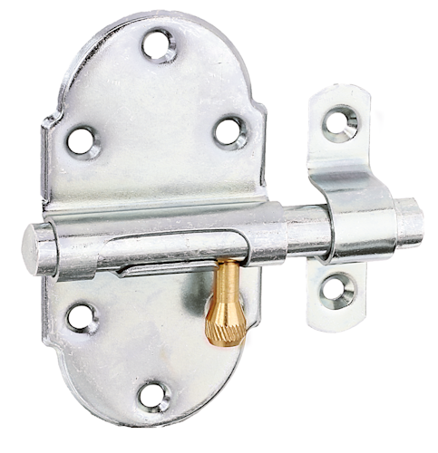 Alberts® Grendelriegel Messing-Knopf 45 x 85 mm