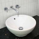 Vorschaubild Revét Vinyl Wandfliese Butcherblock Weiß Hochglanz 120 x 60 cm