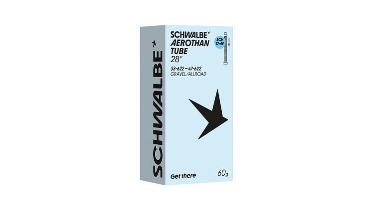 Schwalbe Schlauch Nr. 17 Aerothan 28 Zoll Clik Valve (SCV), 60 mm