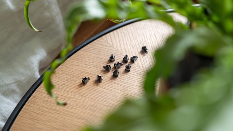 Vitavia Aluschrauben- und Mutternsatz quadratisch schwarz (10 Stück)