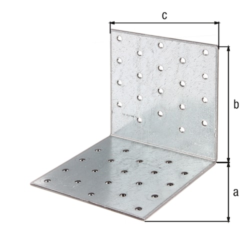 Alberts® Lochplattenwinkel  100x100x100 mm