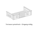 Vorschaubild Wolff Finnhaus Terrassen zum nachträglichen Anbau (Terrasse 28.2 symmetrisch: 360 x 200 cm - 28 mm)