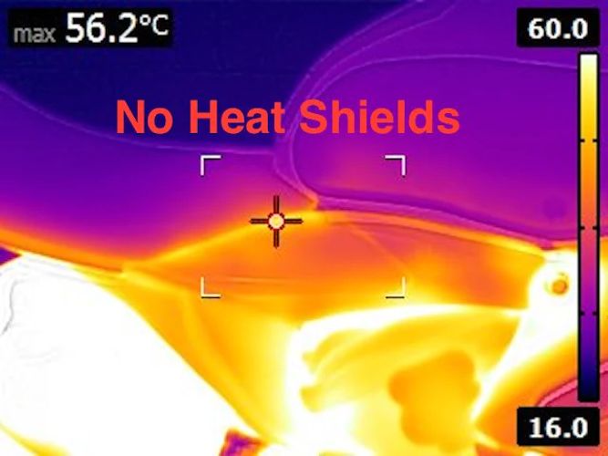 Ducati Spacers Hitzeschild Kit für 1199/1299 Panigale