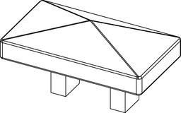 OSMO Wandanschlusskappe inkl. Schrauben Anthrazit
