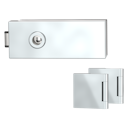 Vorschaubild Griffwerk PURISTO 1.0 -Edelstahl poliert Ganzglastürbeschlagset -3-teiliger Bandsatz -ohne Griff -UV