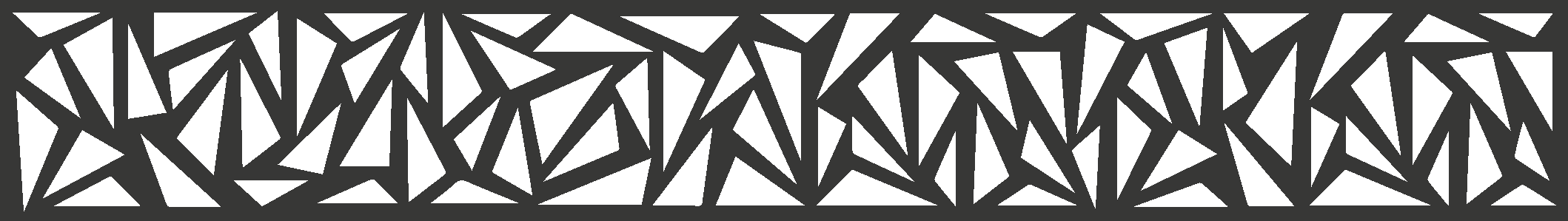 GroJa Designeinsatz Triangle - Aluminium Anthrazit 180x30 cm
