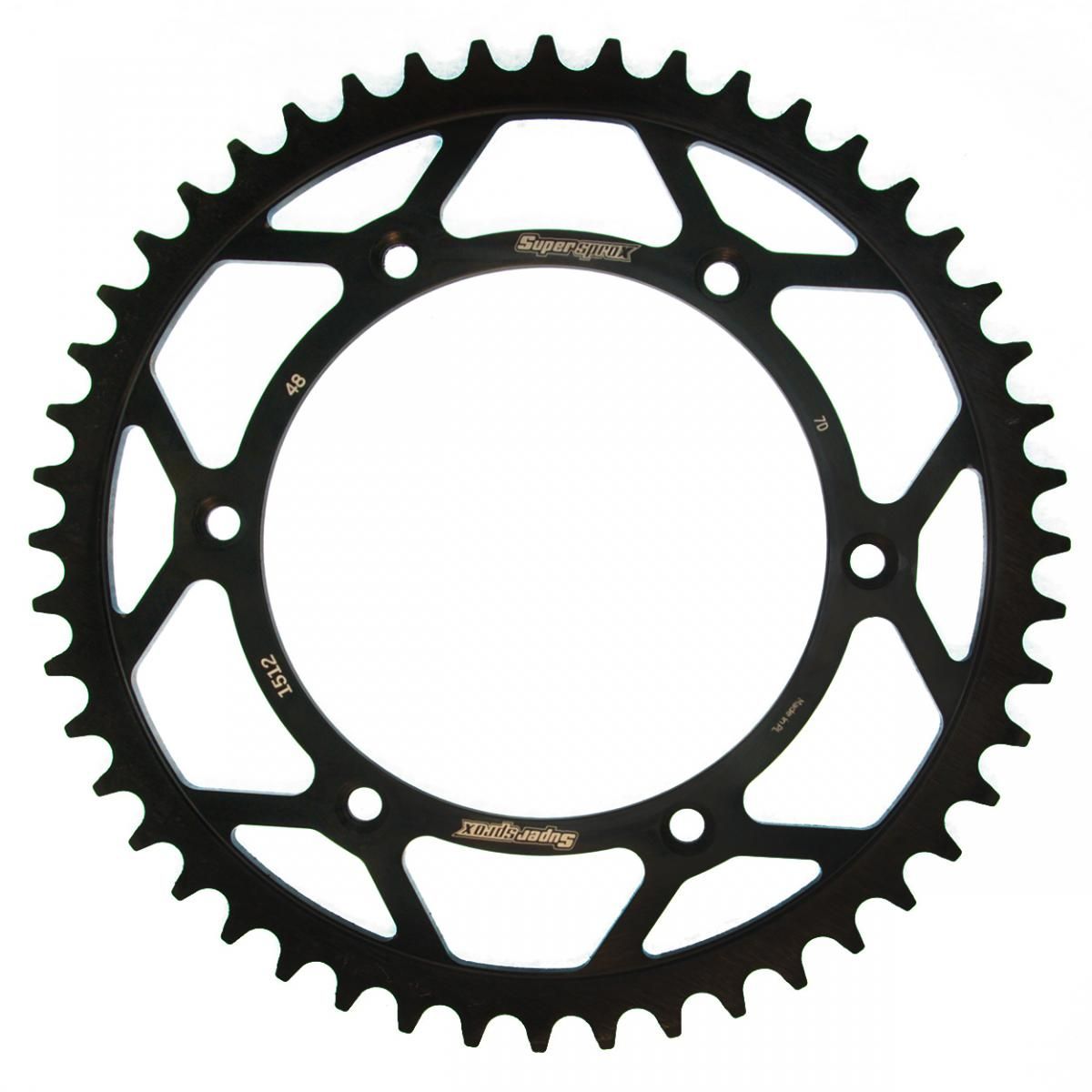 Supersprox Stahl-Kettenrad 520 48Z (Schwarz)