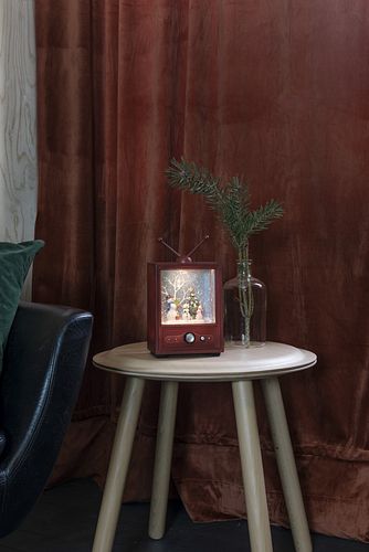 Konstsmide Weihnachtsbeleuchtung  LED Fernseher mit 3 Schneemännern