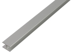 Alberts® U-Profil, selbstklemmend, 10x10,9x10x1,5mm, Alu silber eloxiert