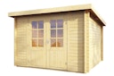 Vorschaubild Wolff Finnhaus Blockbohlenhaus Pia 3030 - 34 mm