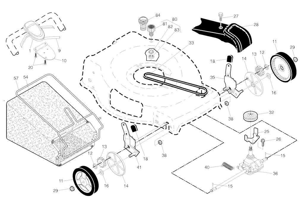 Explosionszeichnung Ersatzteile