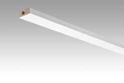 RESTPOSTEN SALE MEISTER Vierkant-Deckenabschlussleiste 15/40 mm Fineline weiß 4017 - 2380 mm
