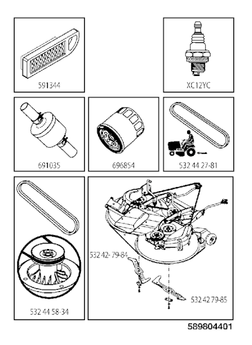 Husqvarna Gartentraktoren TC 238, 96051015901. 2016-10