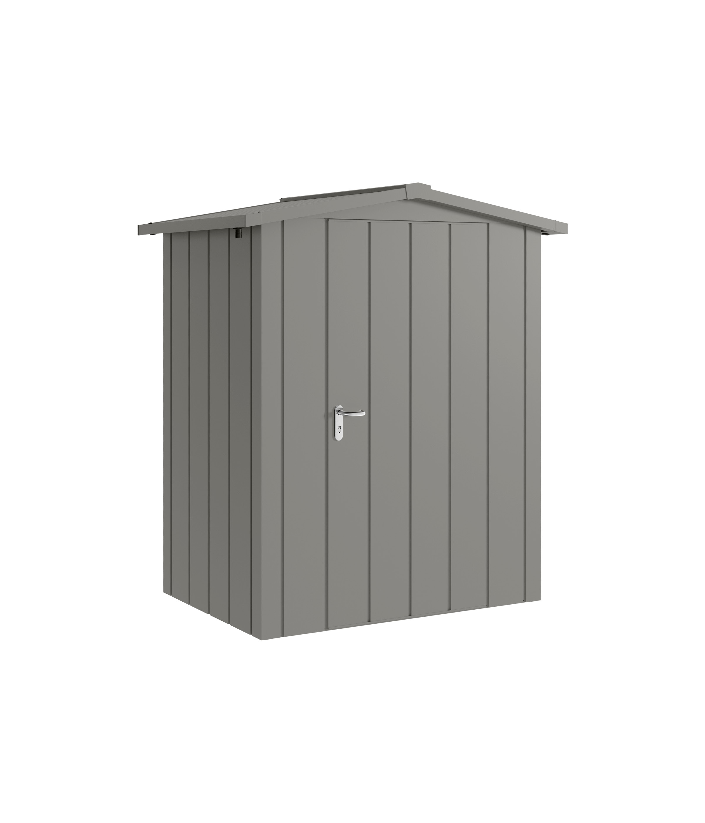 Thumbnail - Hörmann Metall-Gerätehaus Juno JSD mit Satteldach B 166 x T 118 cm (JSD 1) Motiv Modern (mit schmalen Lamellen) Einzeltü...