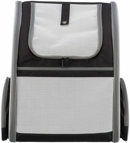TRIXIE Rucksack Chloe, 39 × 43 × 27 cm, hellgrau/schwarz
