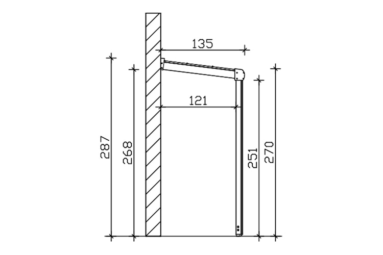 Skan Holz - Aluminum Pultdach Vordach Greifswald