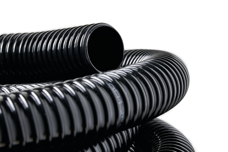 Spiralschlauch schwarz 1 1/2", 5 m