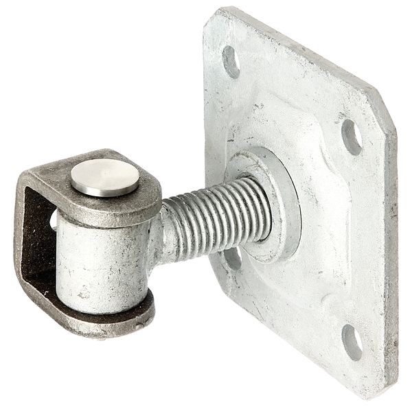 Alberts® Torband m.Platte,z.Aufschrauben,verstellb.um20mm,z.Anschweißen,Gew.M20
