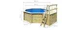 Karibu Pool Modell 1 A/B/C/D - kesseldruckimprägniert