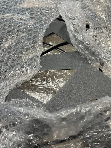 B-Ware GroJa Design Triangle XL Anthrazit DB 703 1800x60cm inkl. Befestigungsmaterial