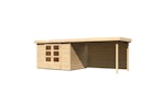 Vorschaubild Karibu Woodfeeling Gartenhaus Askola 2/3/3,5/4/5 mit 280 cm Schleppdach + Rückwand
