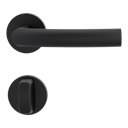 Vorschaubild Griffwerk VAYA 178 LORITA fast2fix Fast2Fix GK3 Rosetten rund WC rot/weiß Graphitschwarz