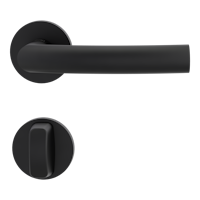 Griffwerk VAYA 178 LORITA fast2fix Fast2Fix GK3 Rosetten rund WC rot/weiß Graphitschwarz