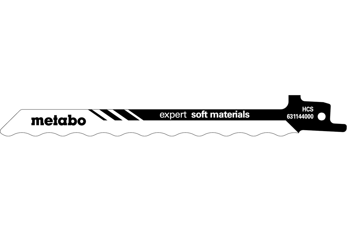 Metabo 2 Säbelsägeblätter "expert soft materials" 150 x 1,0 mmHCSMesser