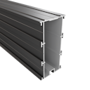 Vorschaubild Cobra Fastener StructurAL Alu 120x60mm L-400cm RAL9005 