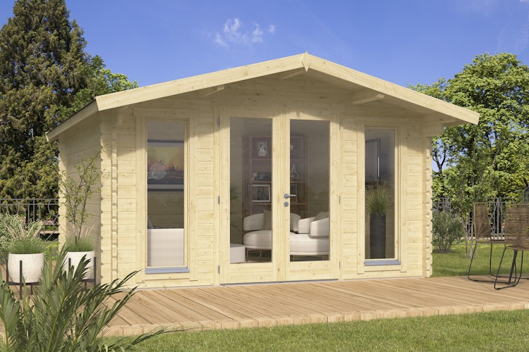 Wolff Finnhaus Gartenhaus Rona 3838 - 44 mm