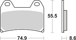 SBS Bremsbelag 706HS Street Sinter
