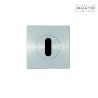 GRIFFWERK Außen-Rosetten Quadrat SIEGER DESIGN Edelstahl poliert PZ