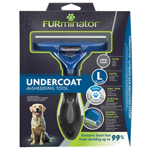 Furminator deShedding Tool Dog Langhaar Pflegewerkzeug für Hunde