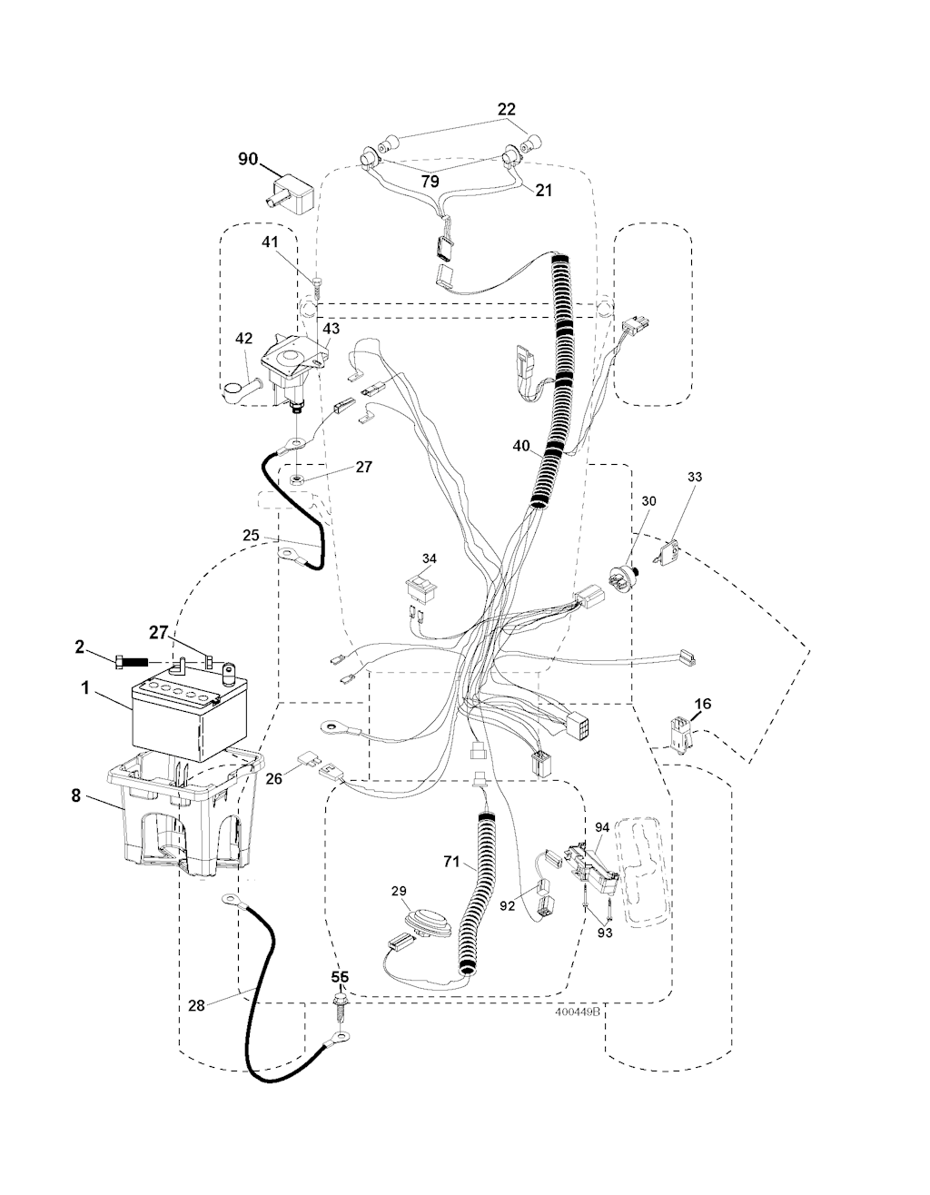 Explosionszeichnung Ersatzteile