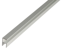 Alberts® Eckprofil, selbstklemmend,22,5x43x1,8mm, Alu silber eloxiert