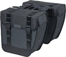 Basil Tour Doppeltasche schwarz 28 l MIK 2.0
