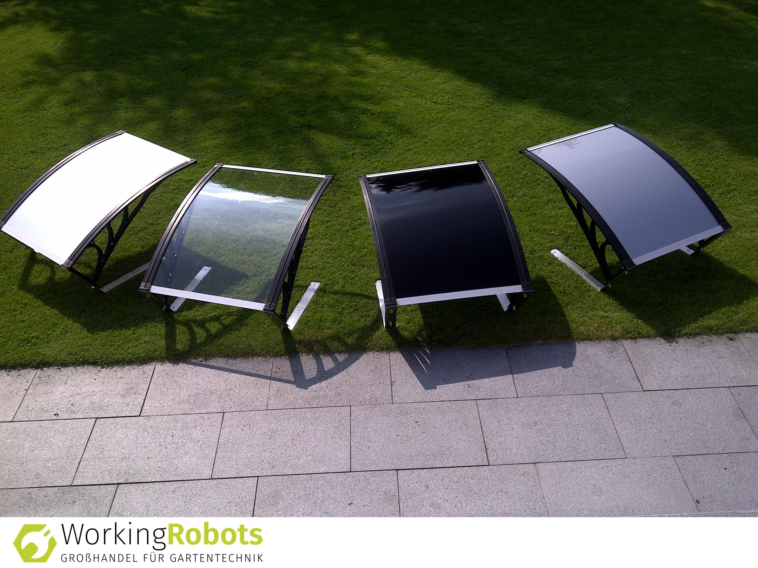 Working Robots Mower-Dach mit Kippfunktion