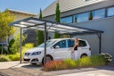 Vorschaubild Gutta Einzelcarport Premium weiß/anthrazit