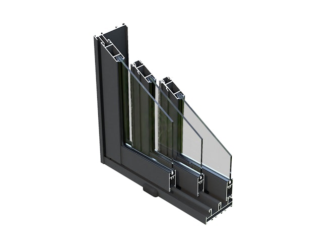 Palmako Glashaus Saga 16,6 m² Slide