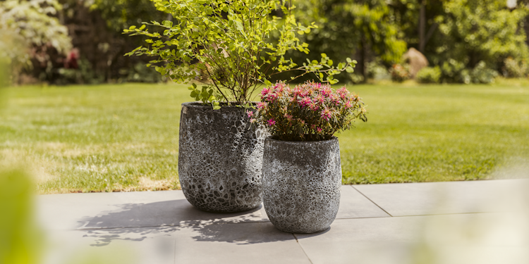 Plant Pot Aava schwarz antik