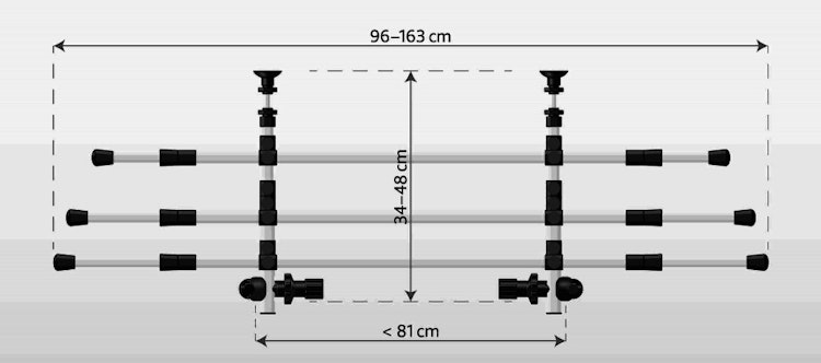 TRIXIE Auto-Schutzgitter Silber/Schwarz