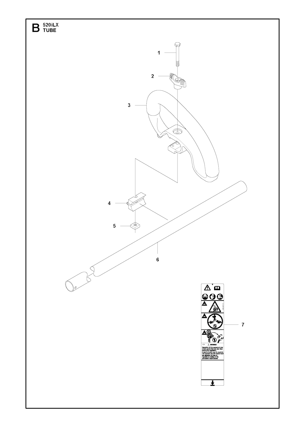 Explosionszeichnung Ersatzteile