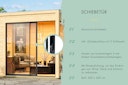 Vorschaubild Karibu Design Gartenhaus Home Office Studio 1 Blackline - 73 mm