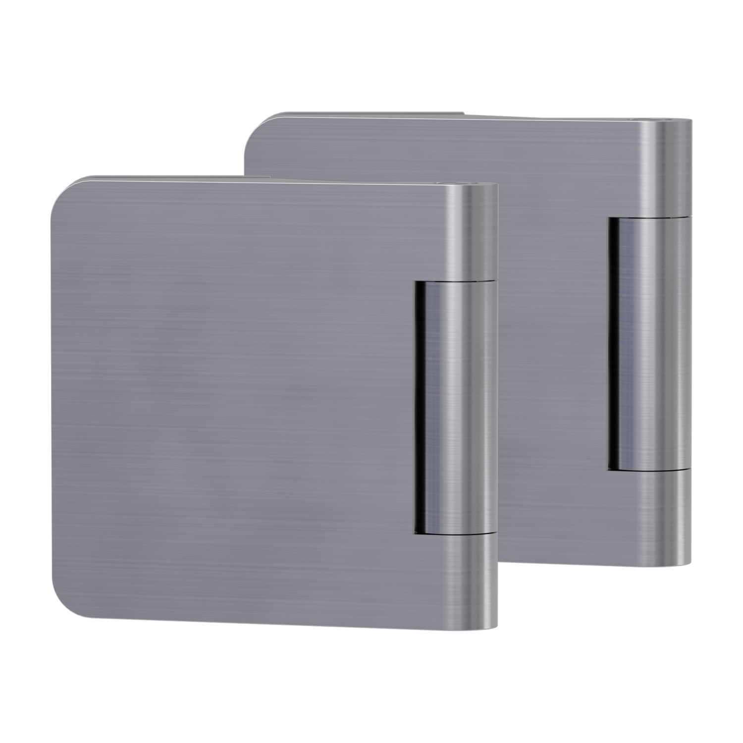 Griffwerk GATE | DESIGN MANUFAKTUR 1.0 -Edelstahl Optik Bandsatz 3tlg Office