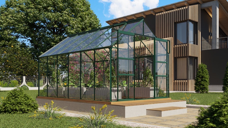 Vitavia Gewächshaus Mars 9900 inkl. 2 Dachfenstern - 9,9 m²