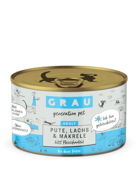 grau Katze 200 Gramm KatzennassfutterVorschaubild